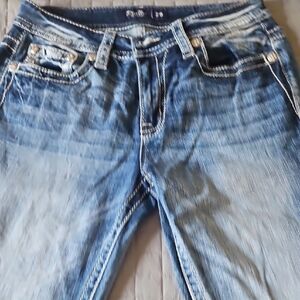 Miss Me Straight Leg Blue Jeans